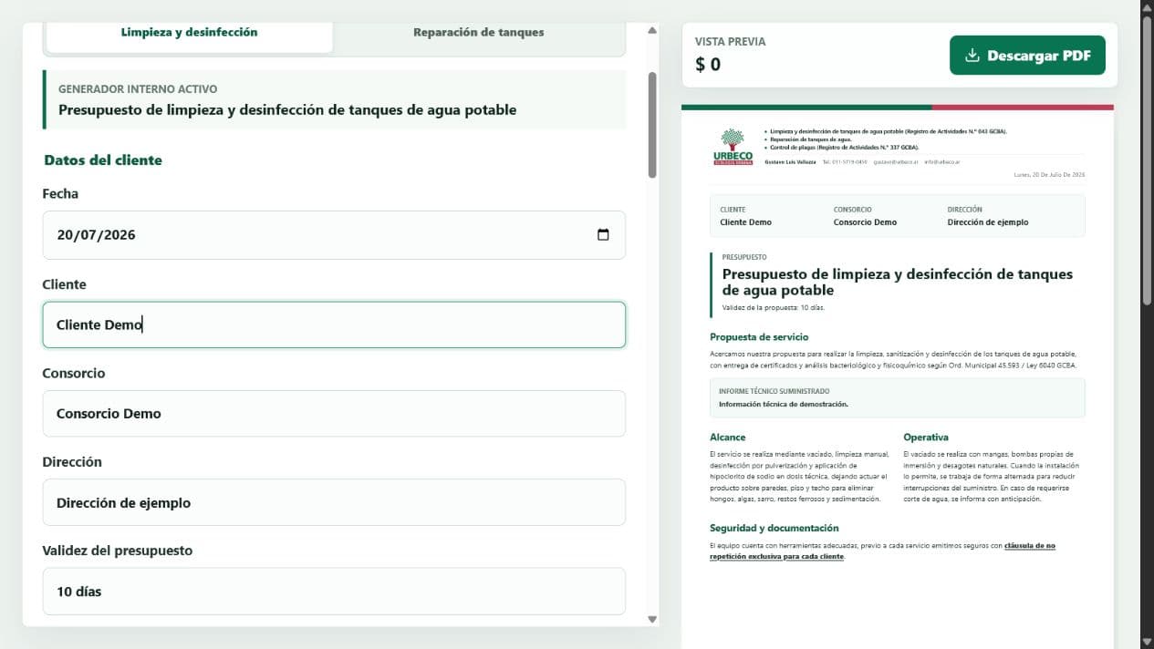 Portada de VAXA Presupuestos